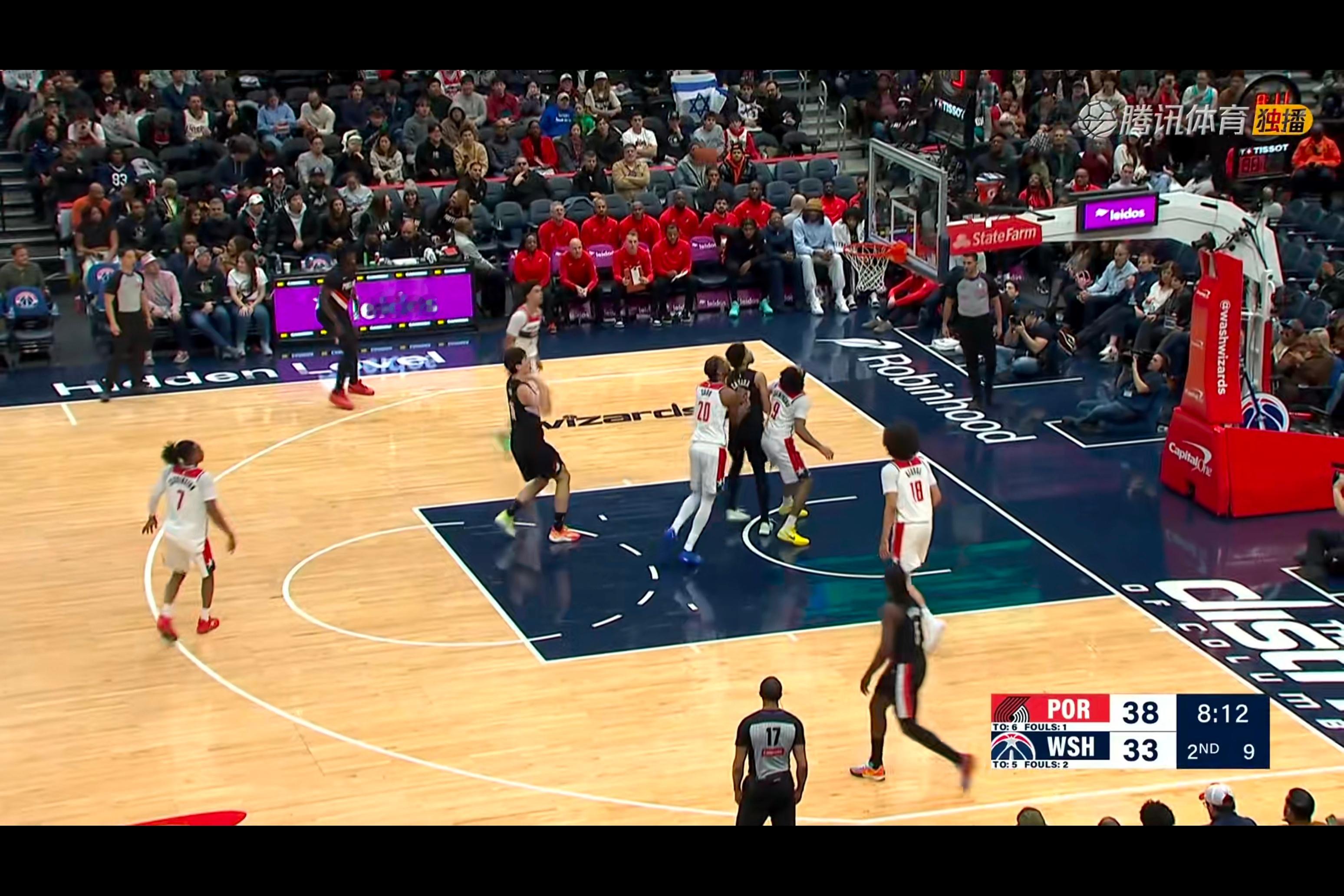 空位中距离投不进篮板保护不住…nba