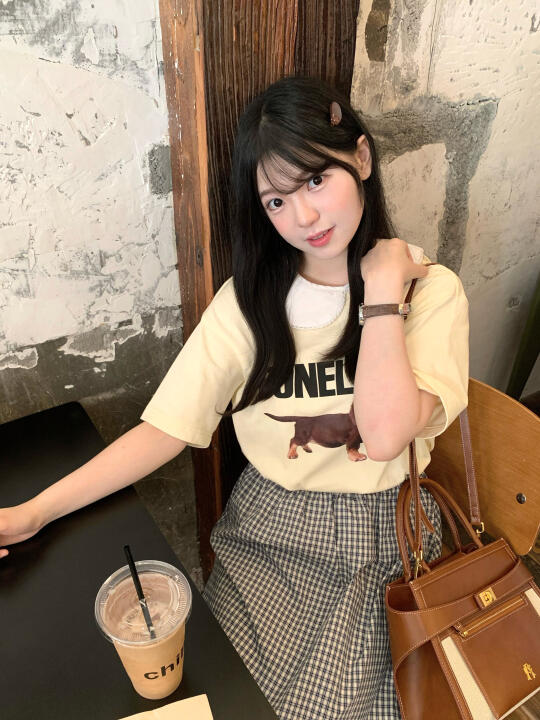 韩系🇰🇷少女🐻休闲📷简单穿搭☕️