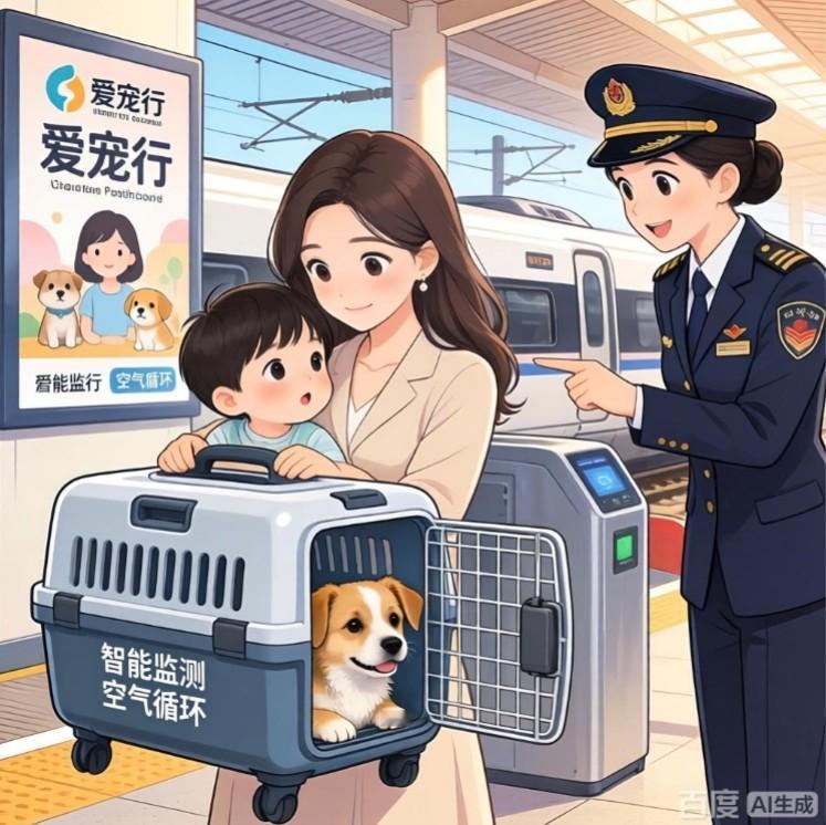 铲屎官狂喜！中国高铁 “爱宠行” 来了，两种托运模式任选，带宠物回家过年不再难