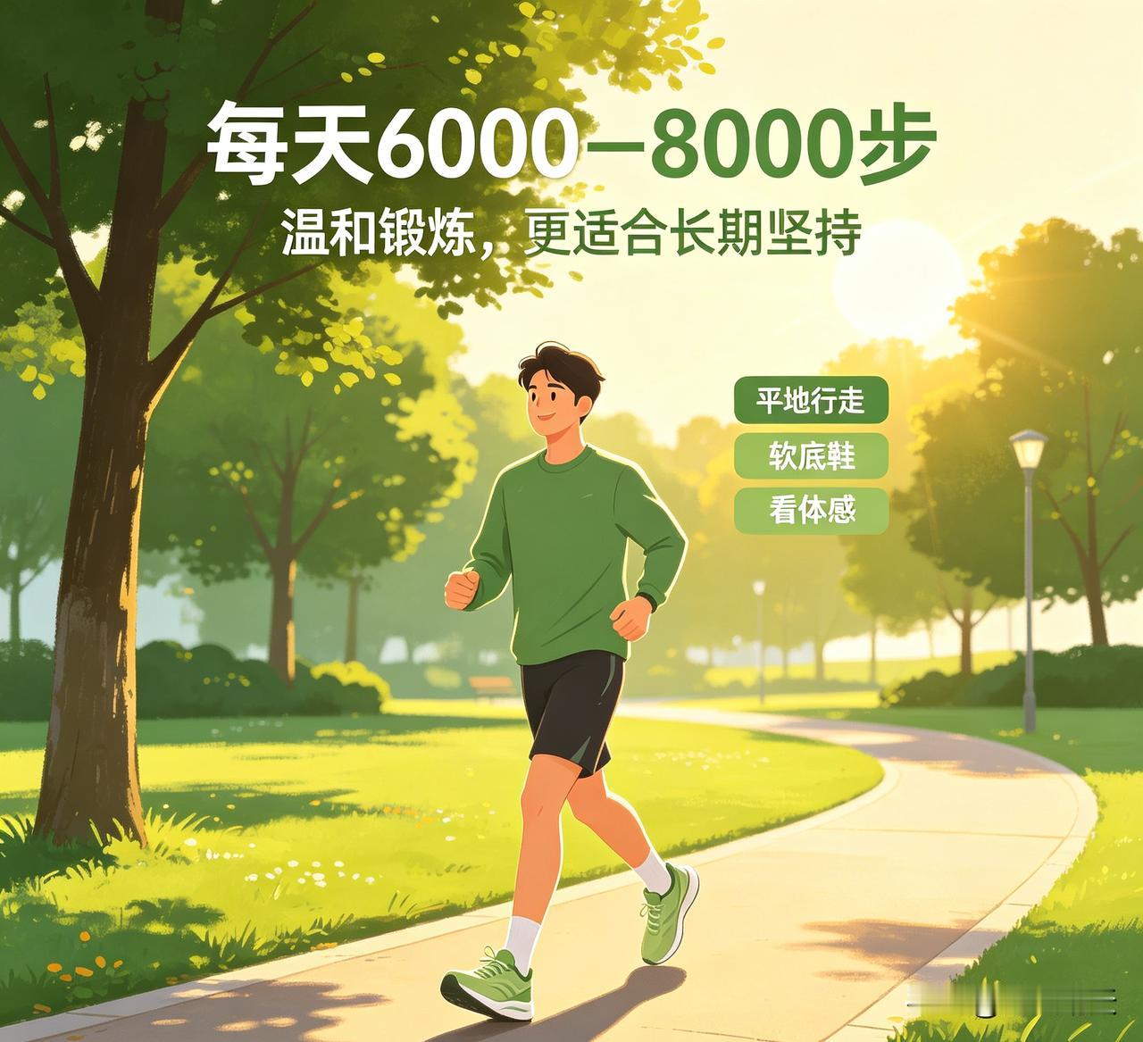 你认为每天走路多少步最合适？不是越多越好，量力而行才是关键。
 
健康成年人，每