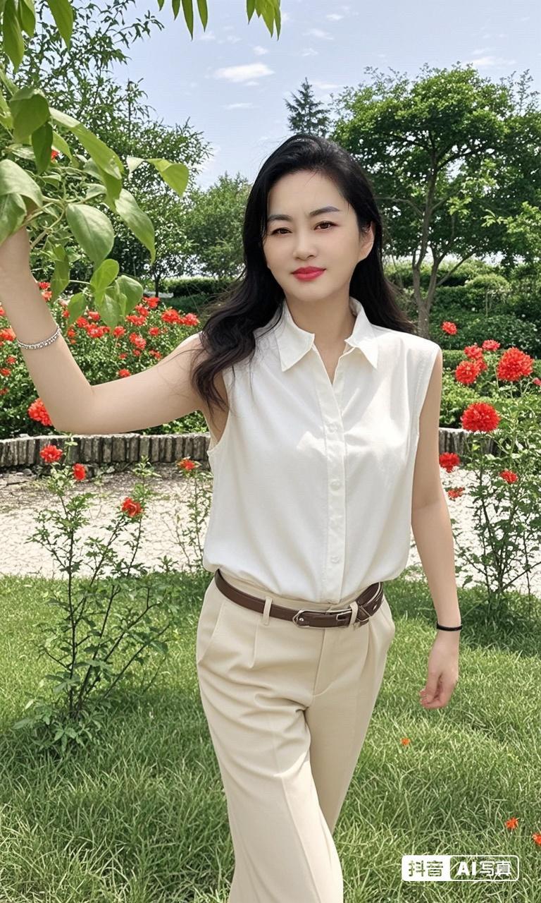 穿搭 爱时尚爱美丽 简约减龄
