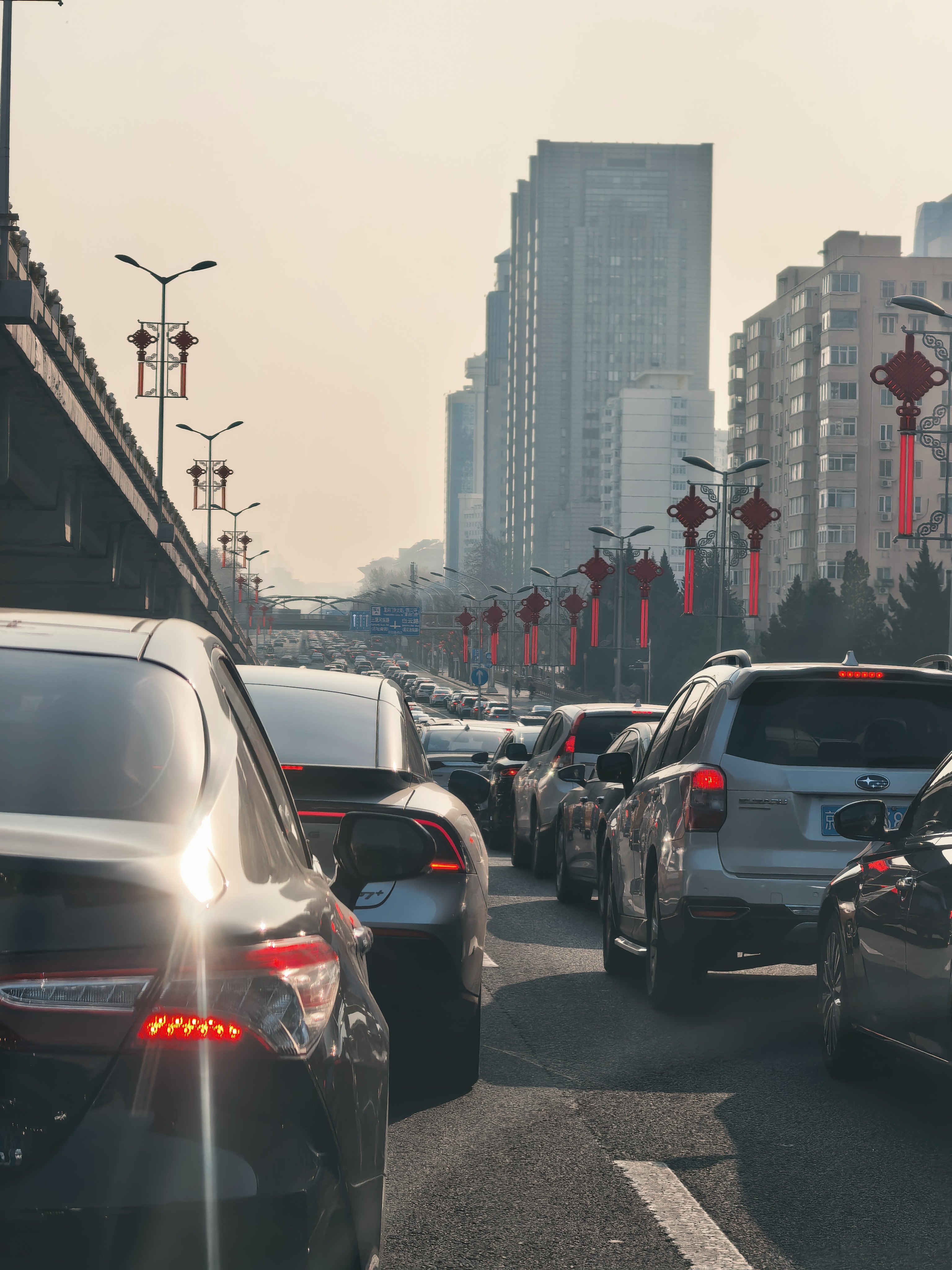 北京周一的早上有多堵你们看看！ 