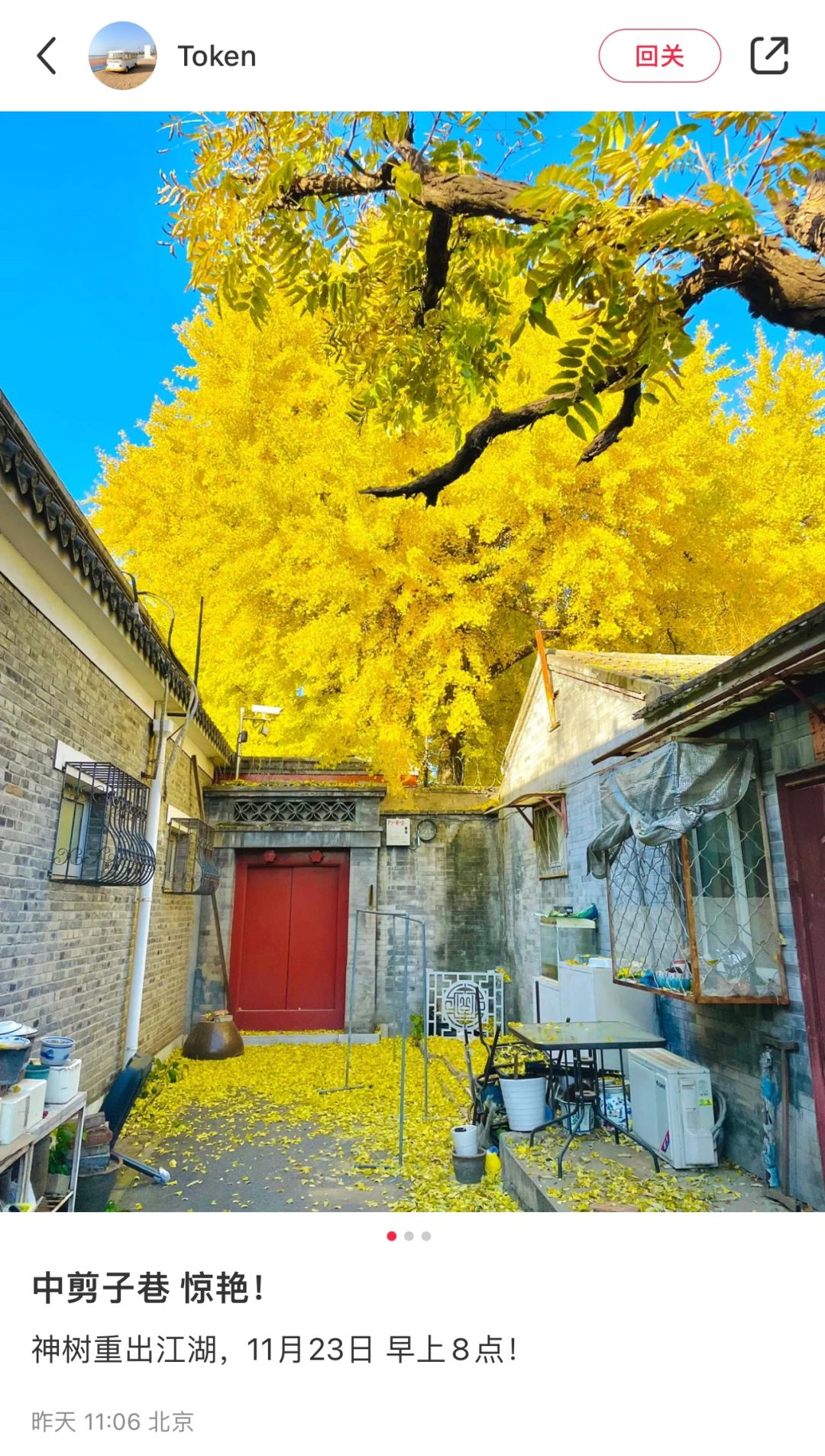 右划感受北京一夜大风的威力