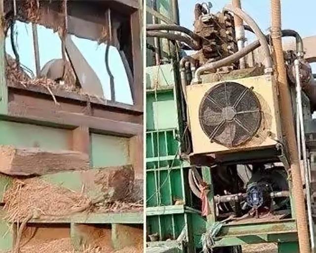 安徽淮北一男子被老妈叫去修粉碎机，结果机器没断电突然启动，11秒内人被卷进去当场