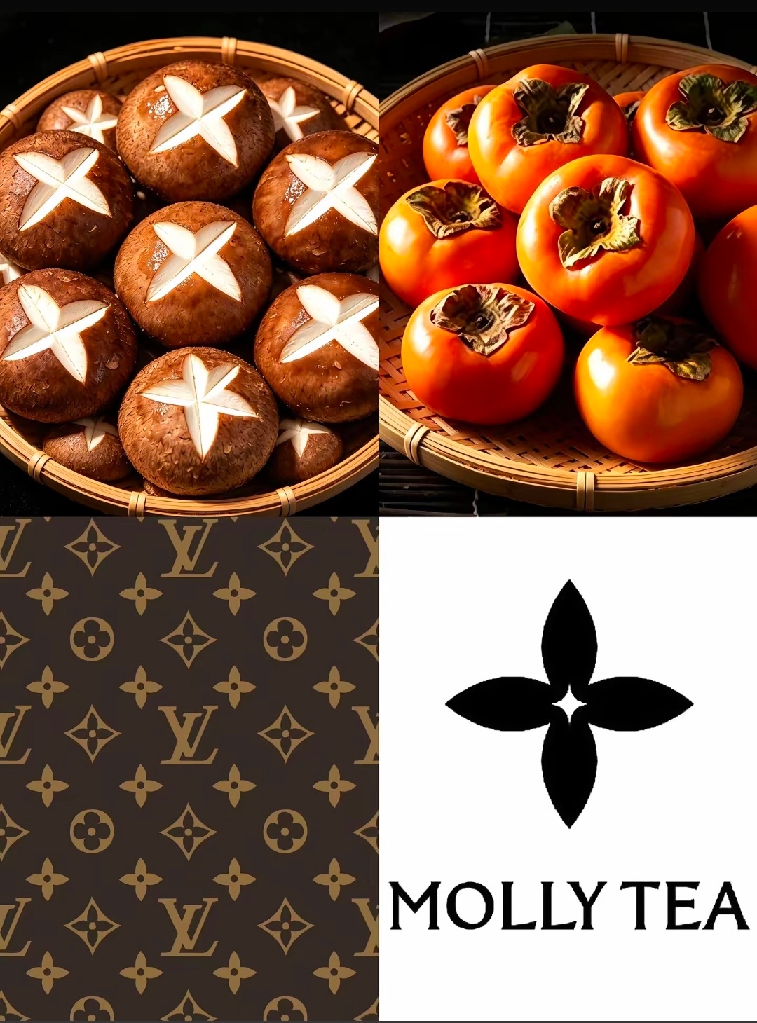 现在压力给到香菇和柿子，你们要小心了。鸭血粉丝店也遭LV起诉