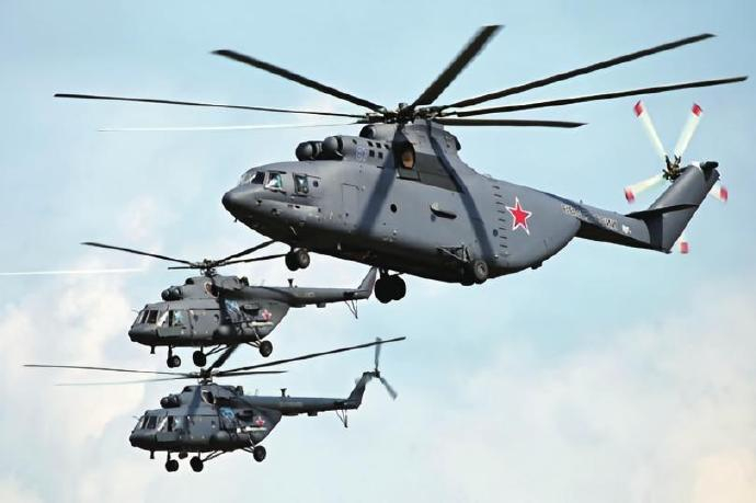 每天认识一件兵器 苏联/俄罗斯Mi-26“光环”直升机机身长度：40.03米机身