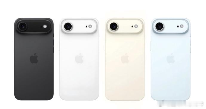 目前iPhone17 Air曝光的4款颜色，还是黑白最经典，蓝色还得看实机效果，