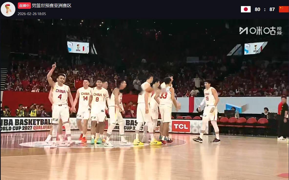 中国男篮反超日本    领先7分，中国队获胜。最后两分钟，真折磨人中国男篮vs日