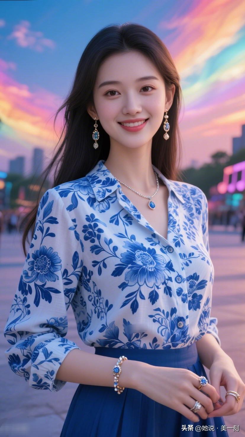 元气少女穿搭指南💙🌈清纯甜美的样子漂亮吗