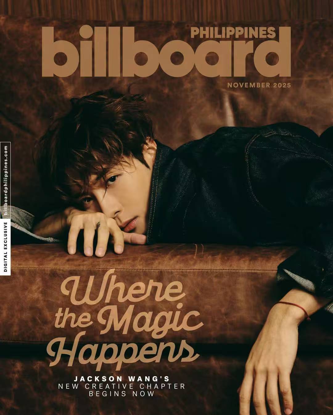 billboard菲律宾11月电子刊。恭喜王嘉尔成为首位登上Billb...