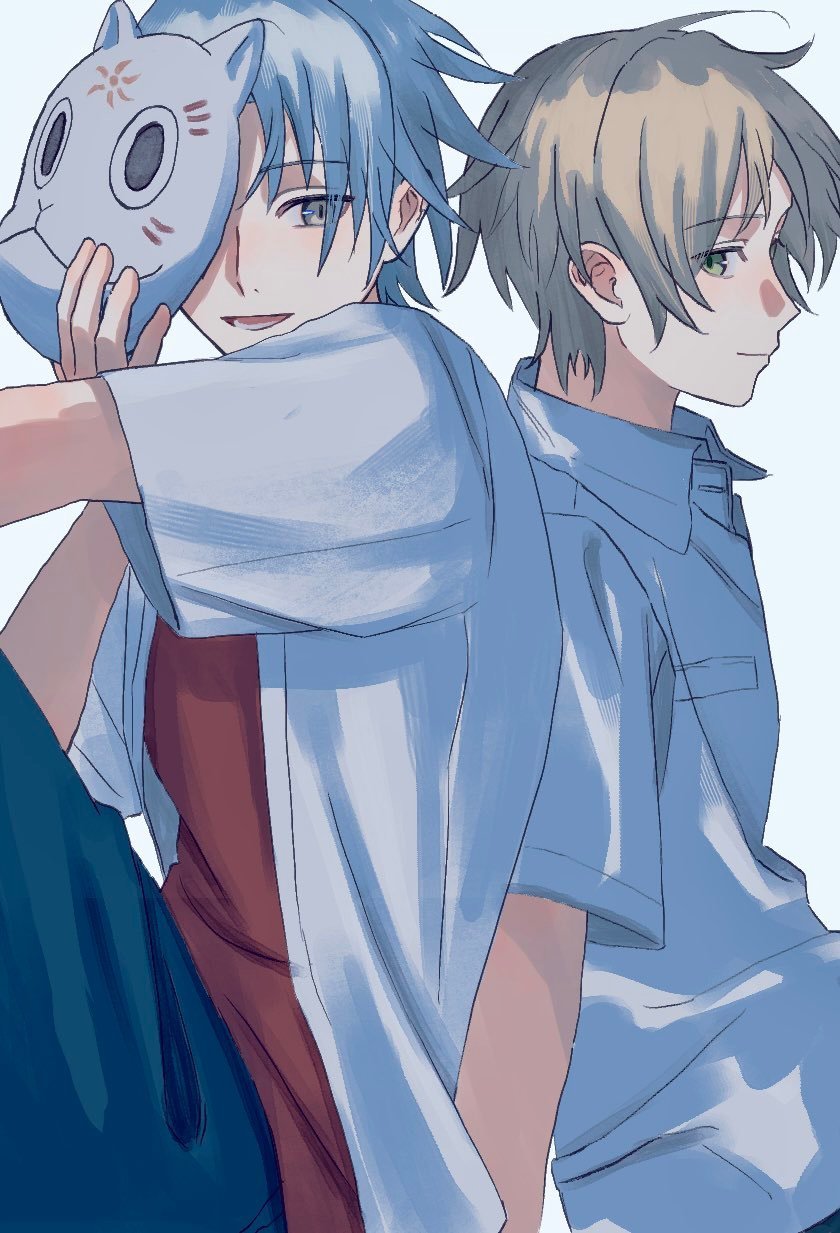 #夏目友人帐# #萤火之森# 夏目贵志和银 绝绝子[抱一抱] ​​​(x:5ou