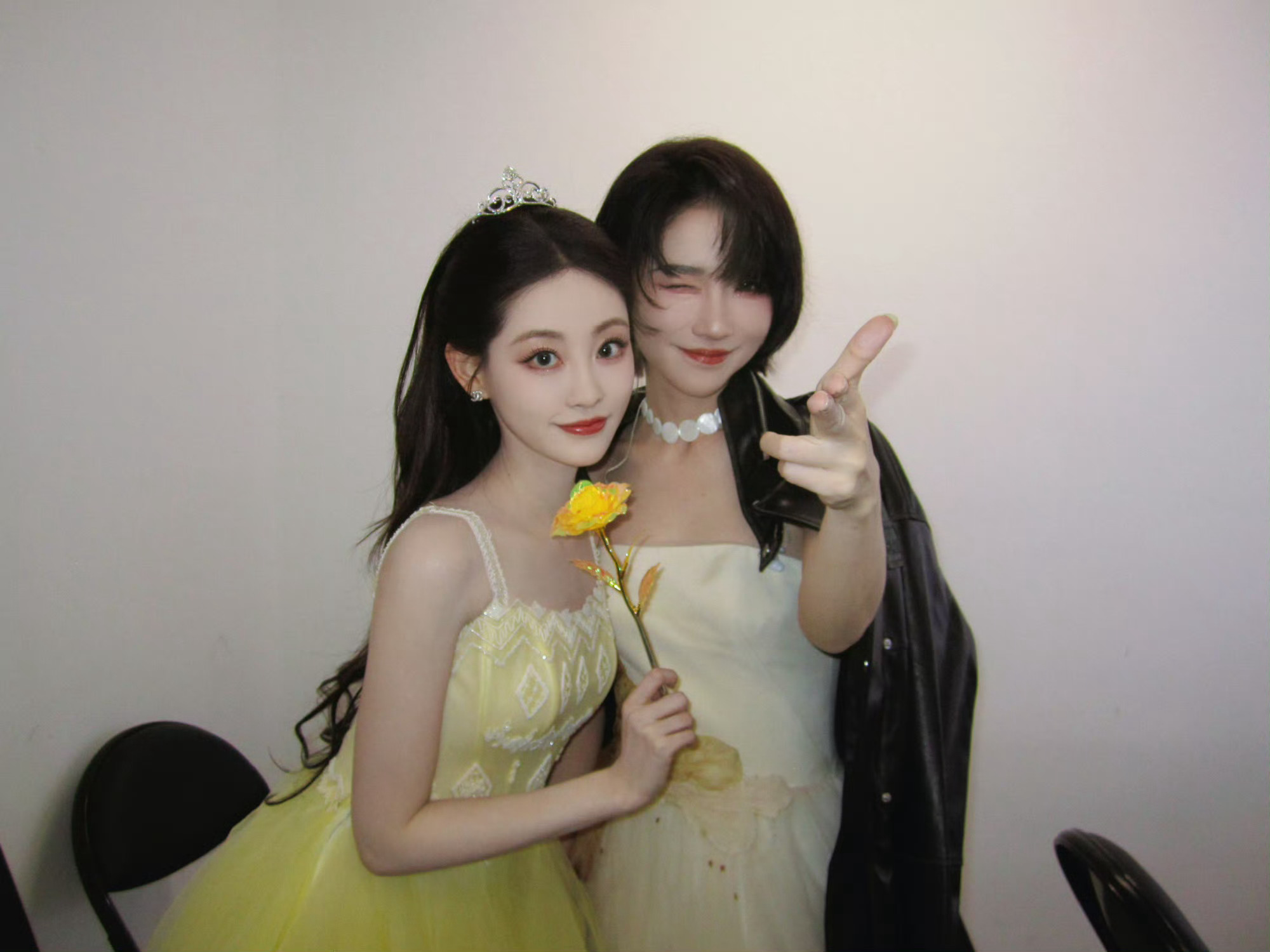 祝绪丹刘恋合照刘恋祝绪丹合照刘恋祝绪丹合照，好看爱看，迷晕 ​​​