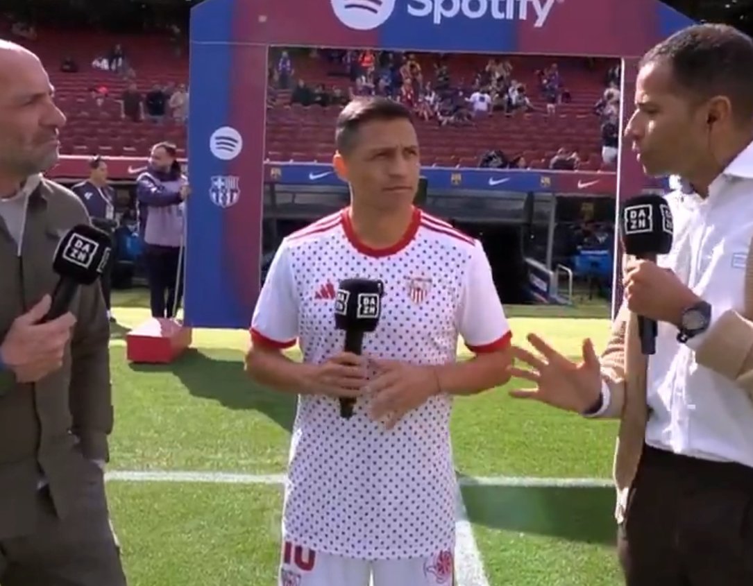 桑切斯回到诺坎普❤️💙巴萨vs塞维利亚巴萨至死不渝红蓝魂