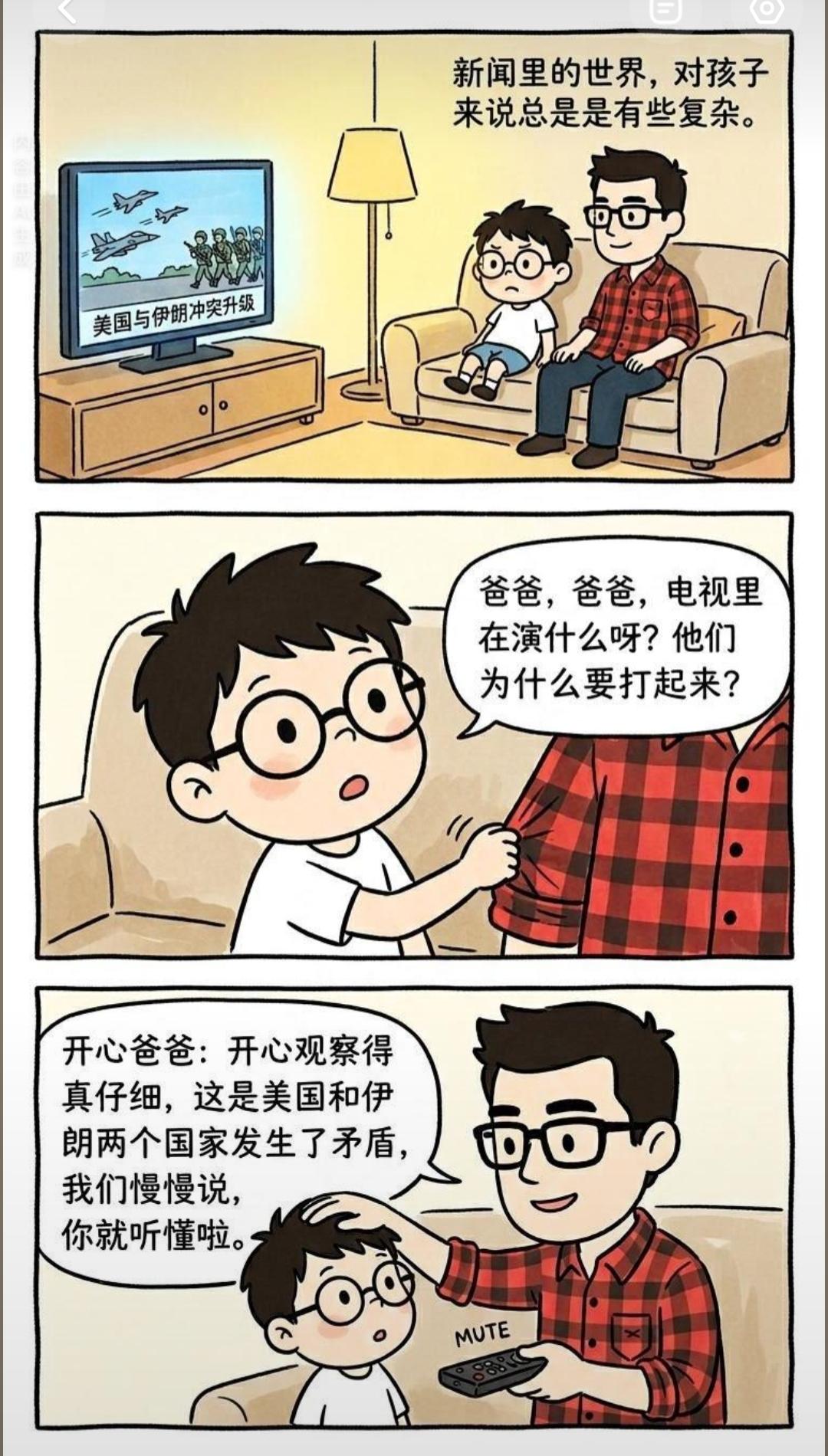 当孩子问，美国和伊朗为什么打起来了？这样回答，简单又有力量