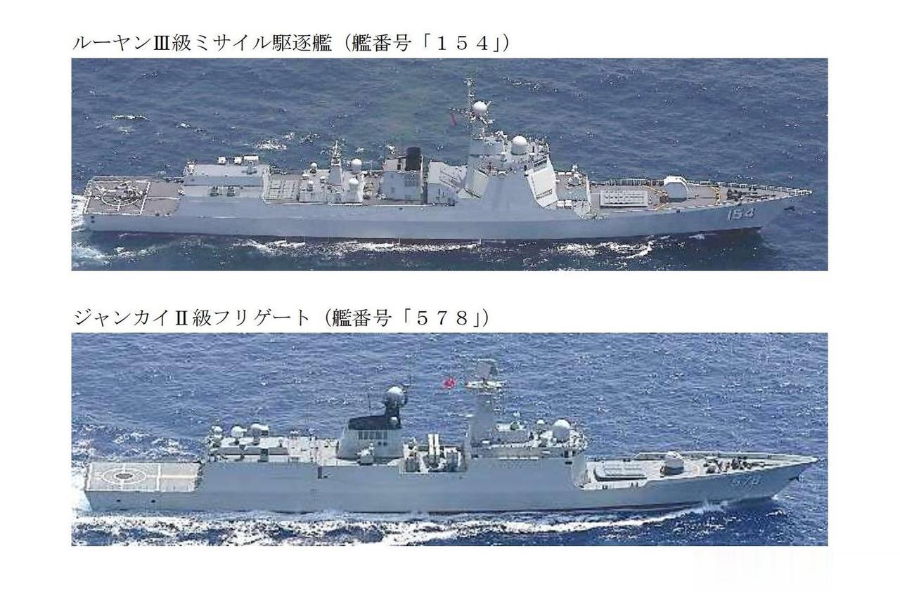 “厦门舰”、“扬州舰”前出宫古海峡进入西太平洋，中国派出外海的水面舰艇数量达到至