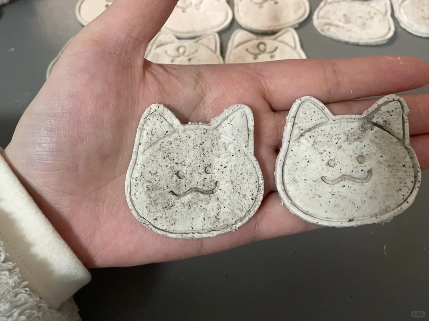 不小心制造了几个邪恶花脸小狸花