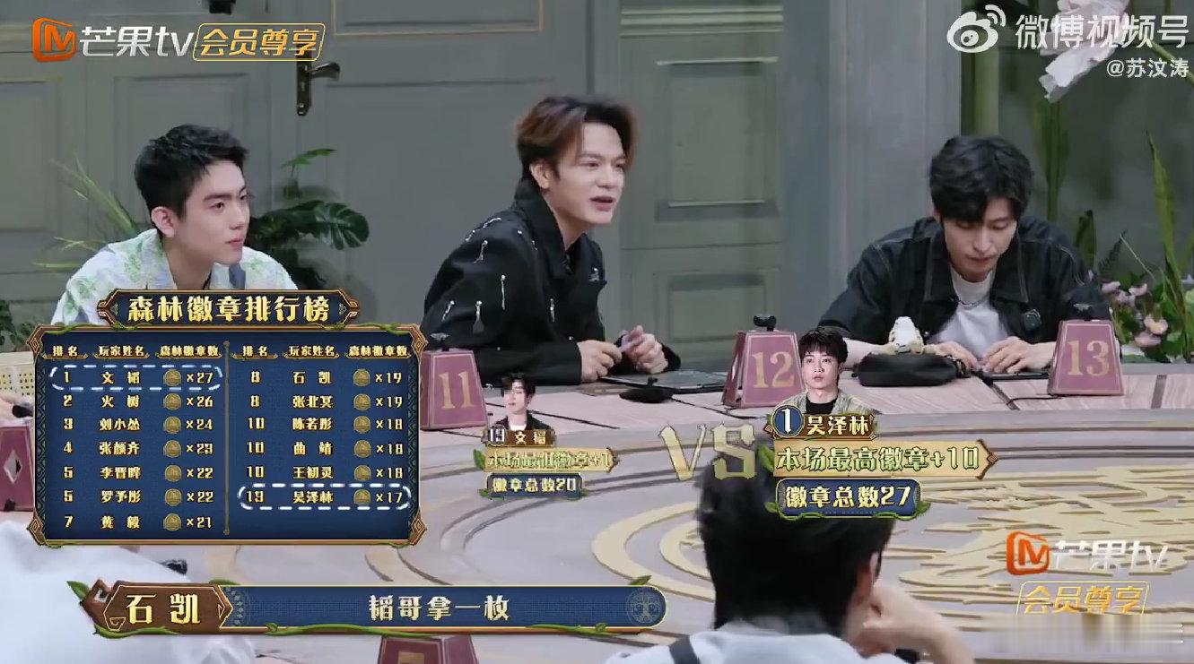 吴泽林是块宝 都得来讨好  这场角斗场巅峰赛虽没有冠军，但吴泽林被大家拥立为‘森