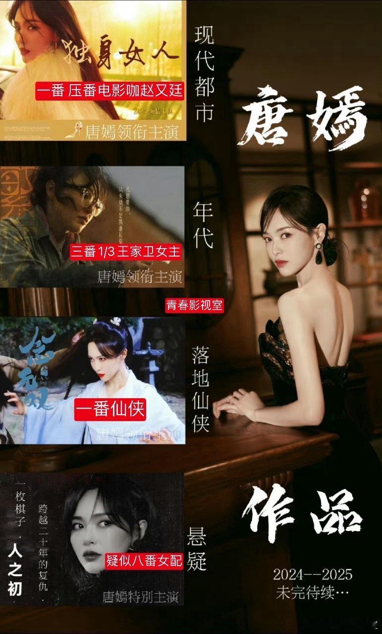 唐嫣 三年历劫归来，要飞升上神成为白浅了吗？这待播剧像极了23年左手张黎、右手王