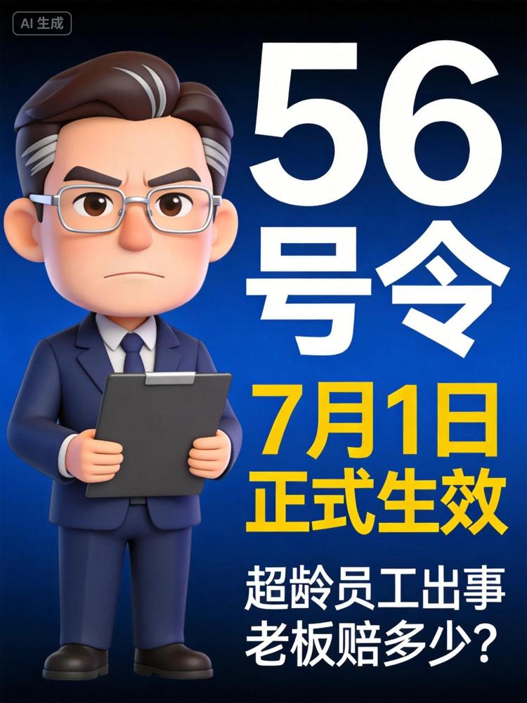 今天起，返聘60岁以上员工，老板必须做这件事！

7月1号人社部等五部门发的《超