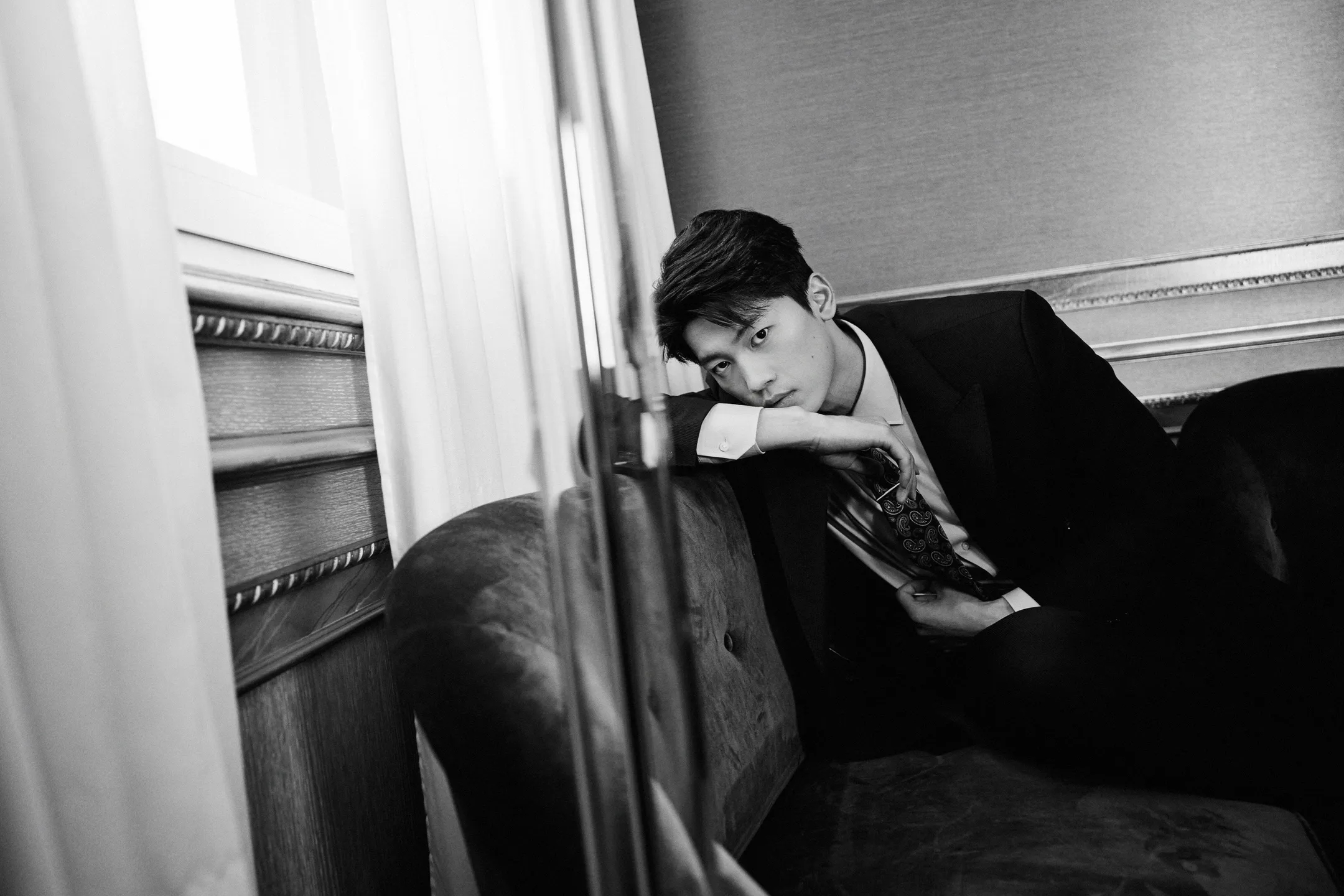 汪顺米兰时装周感觉他是体坛最帅身板最好的，身高又高，这种才是帅，汪顺亮相米兰时装