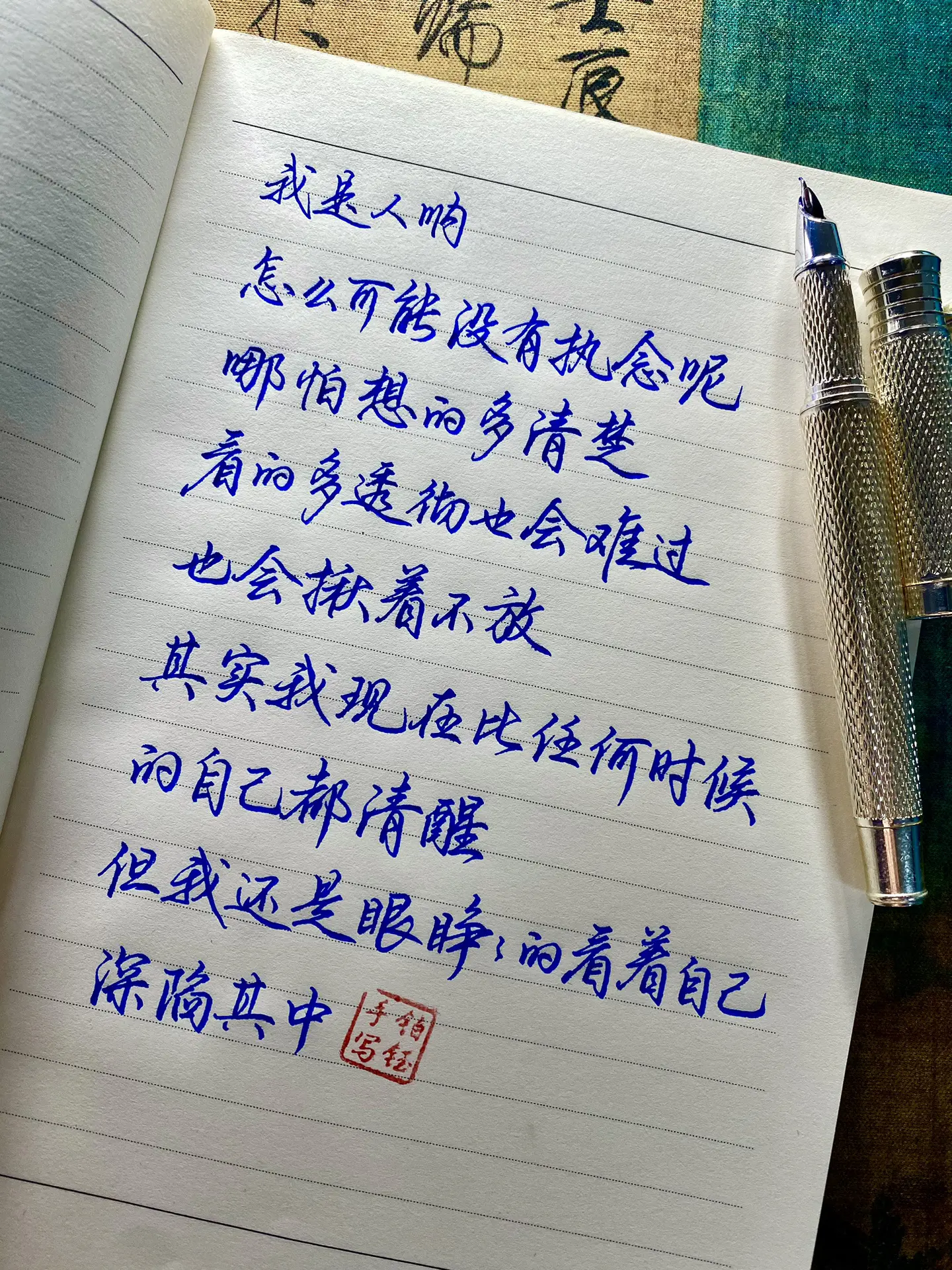 我是人呐！怎么可能没有执念呢 钢笔：➗🪟扬子鳄996亮银0.7
