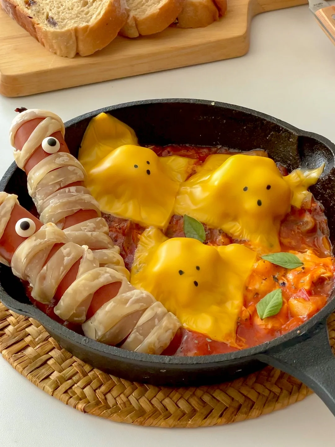 👻万圣节限定brunch｜车达芝士肠北非蛋