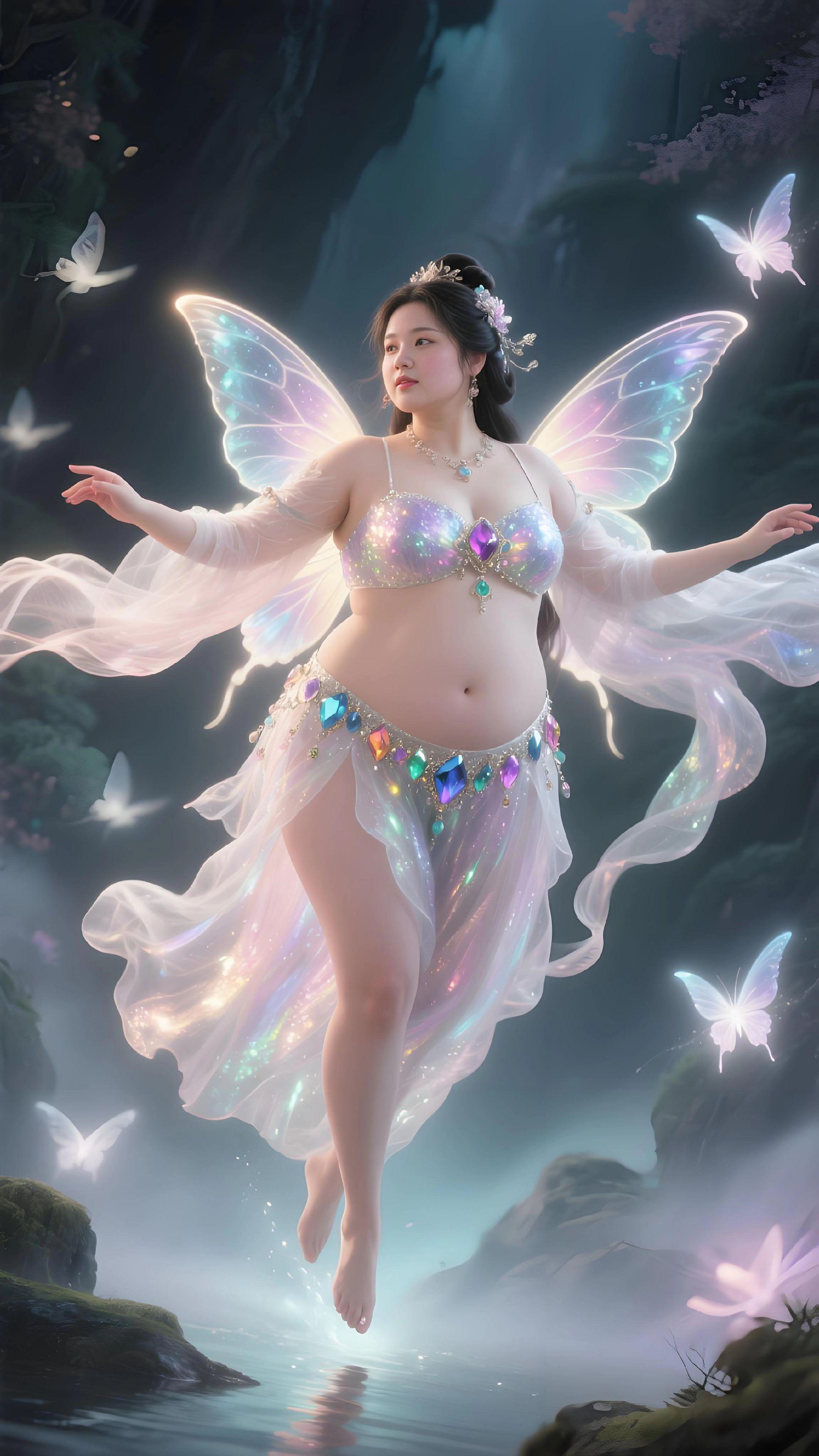 古风美人 精致优雅 蝴蝶仙子 极品身材