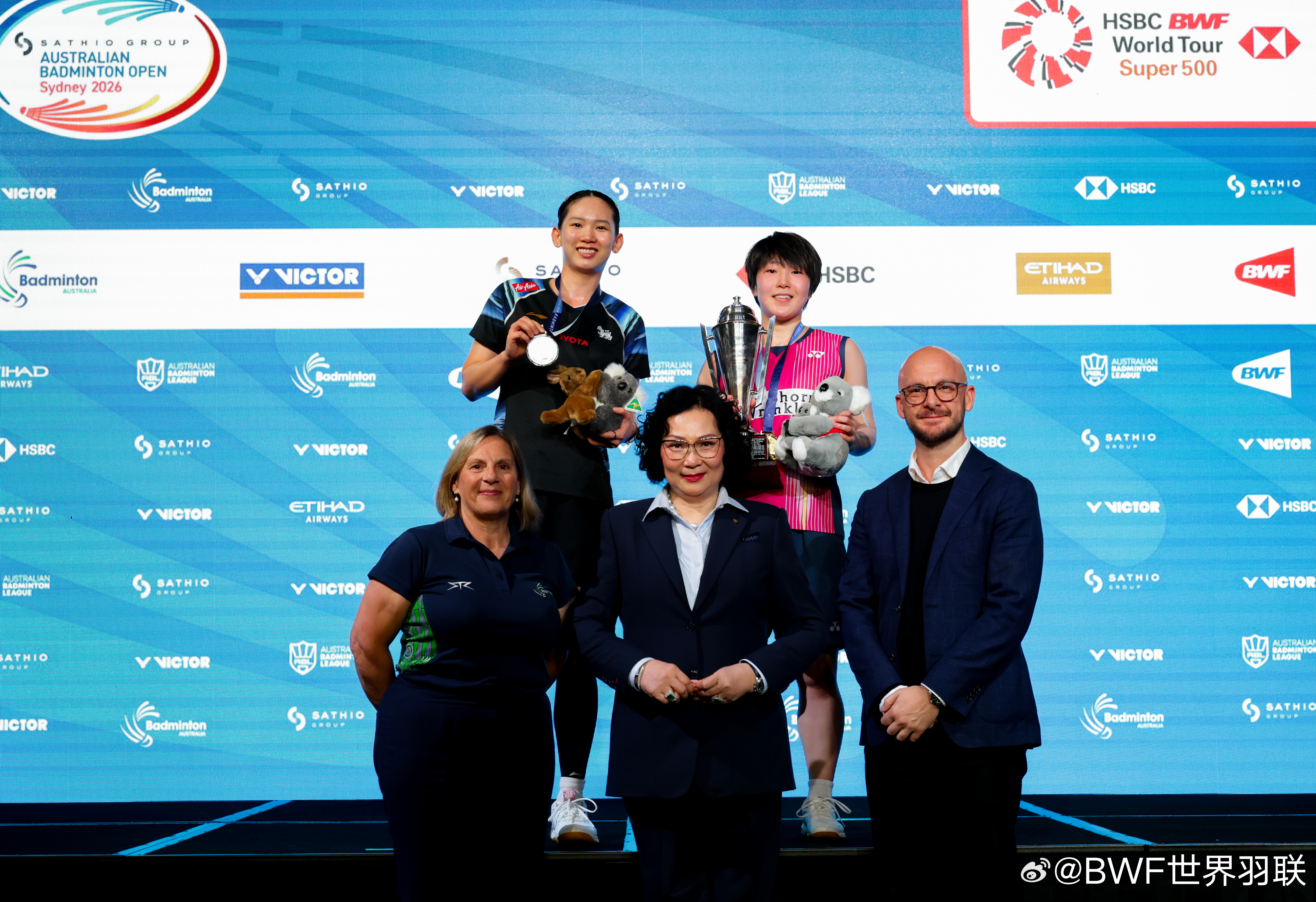 2026年澳大利亚羽毛球公开赛 冠军图集 男单冠军🏆：法汉女单冠军🏆：山口茜