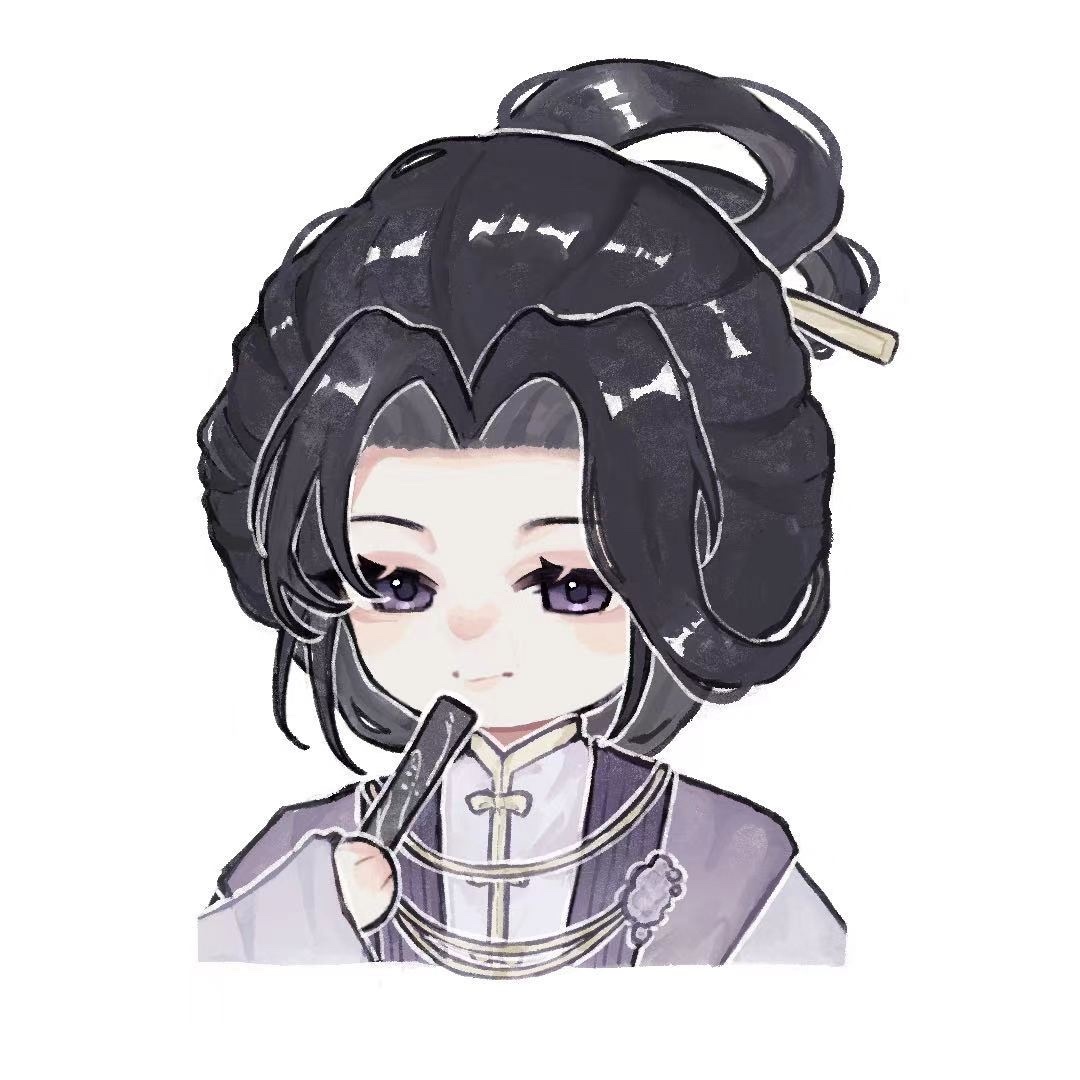 4194【约稿】约了一张钗钗 QQ 人画师是 mhs 的团团不高兴 劳斯。服设是