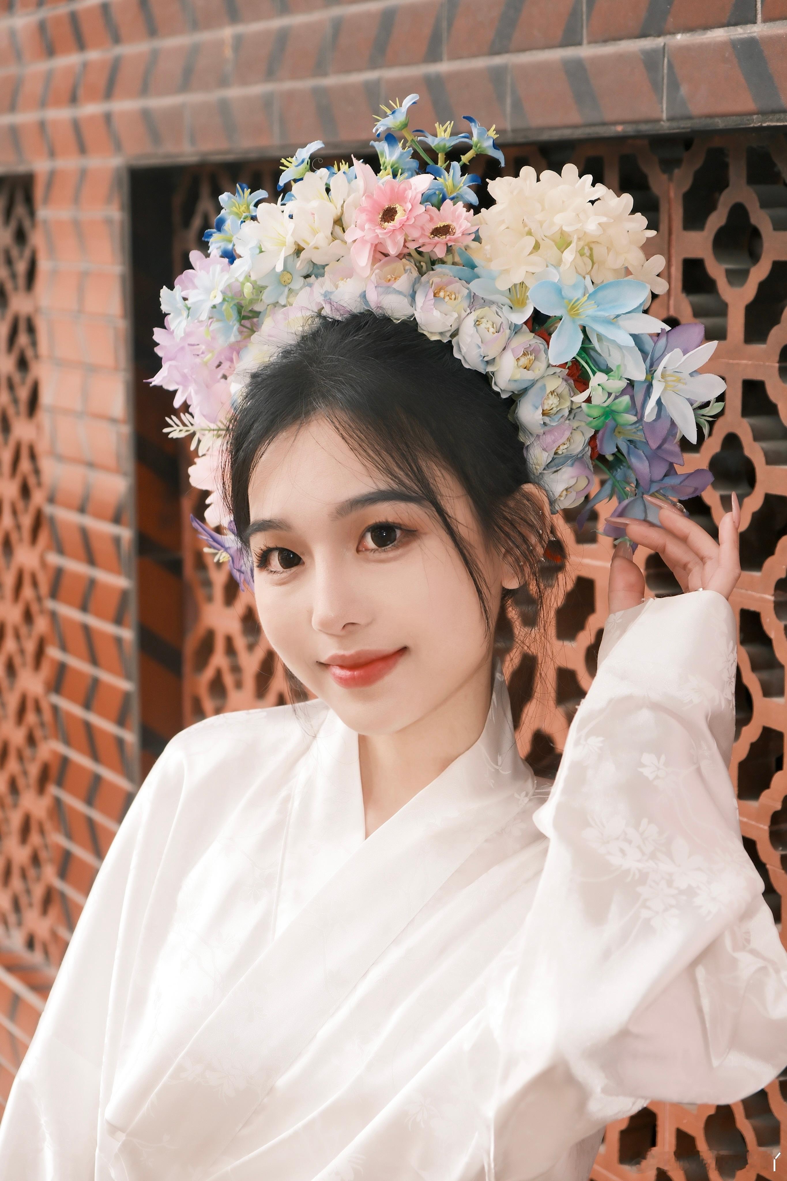 今生戴花  世世漂亮🌺#簪花# ​​​