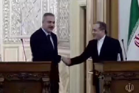 11月30日伊朗外长和土耳其外长费丹在会面以后，土耳其外长费丹说以色列在加沙地区