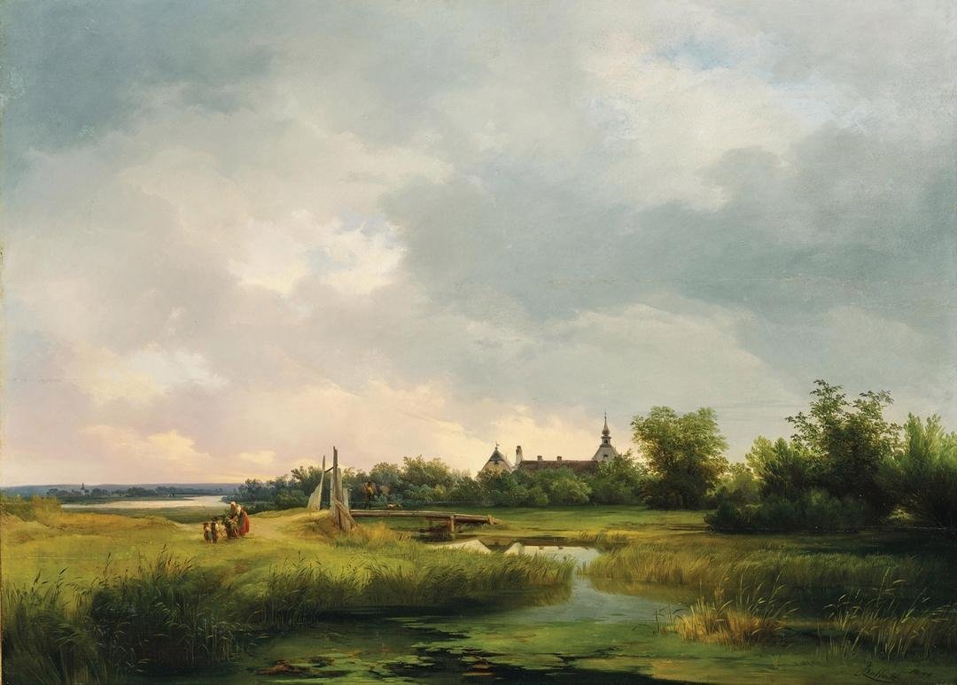 奥地利画家伊格纳兹·拉法尔特 gnaz Raffalt (Austrian, 1