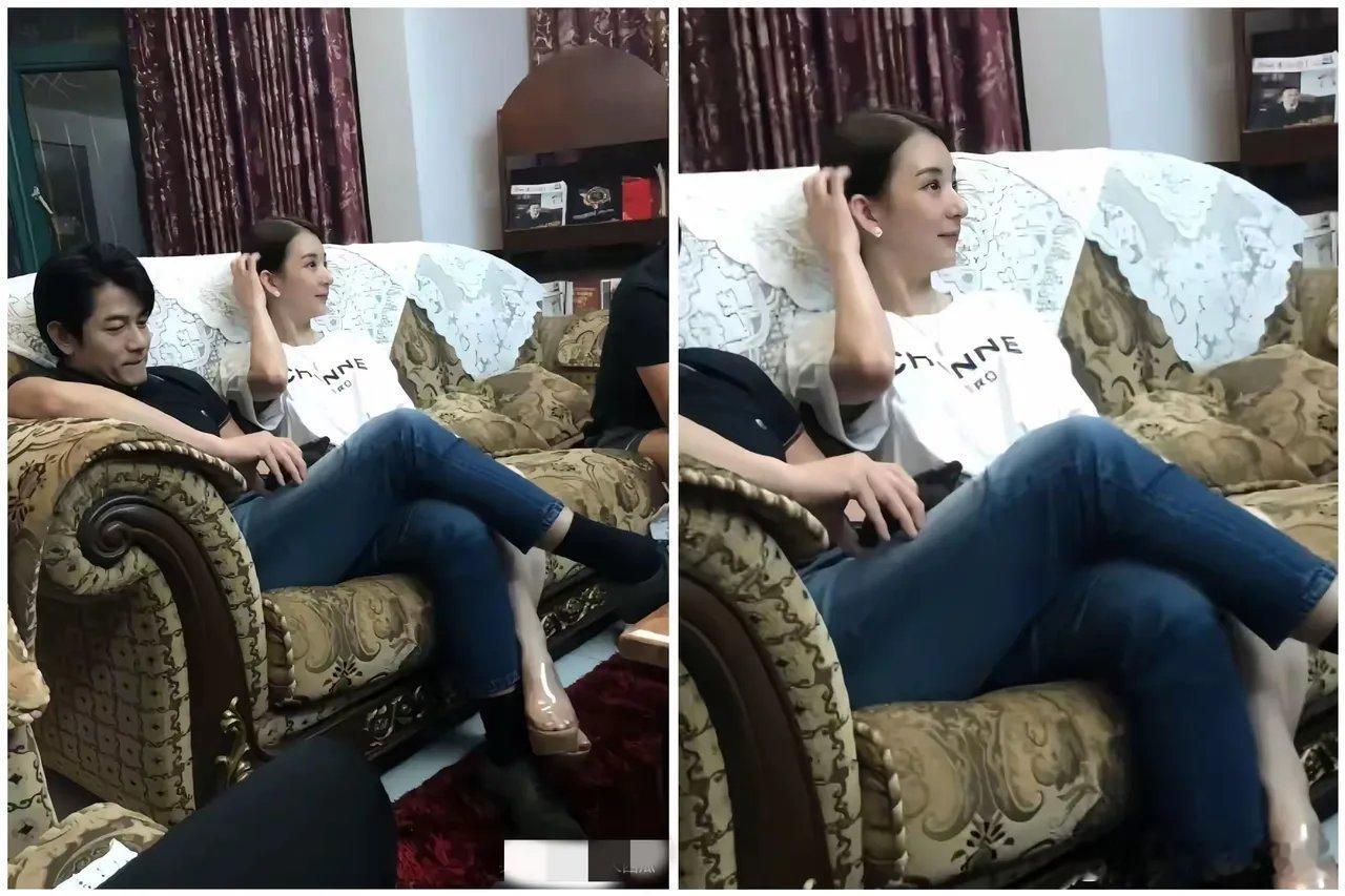 郭富城老婆在电视上看，就觉得普普通通。但你要是见了真人，那可就不一样了，简直漂亮