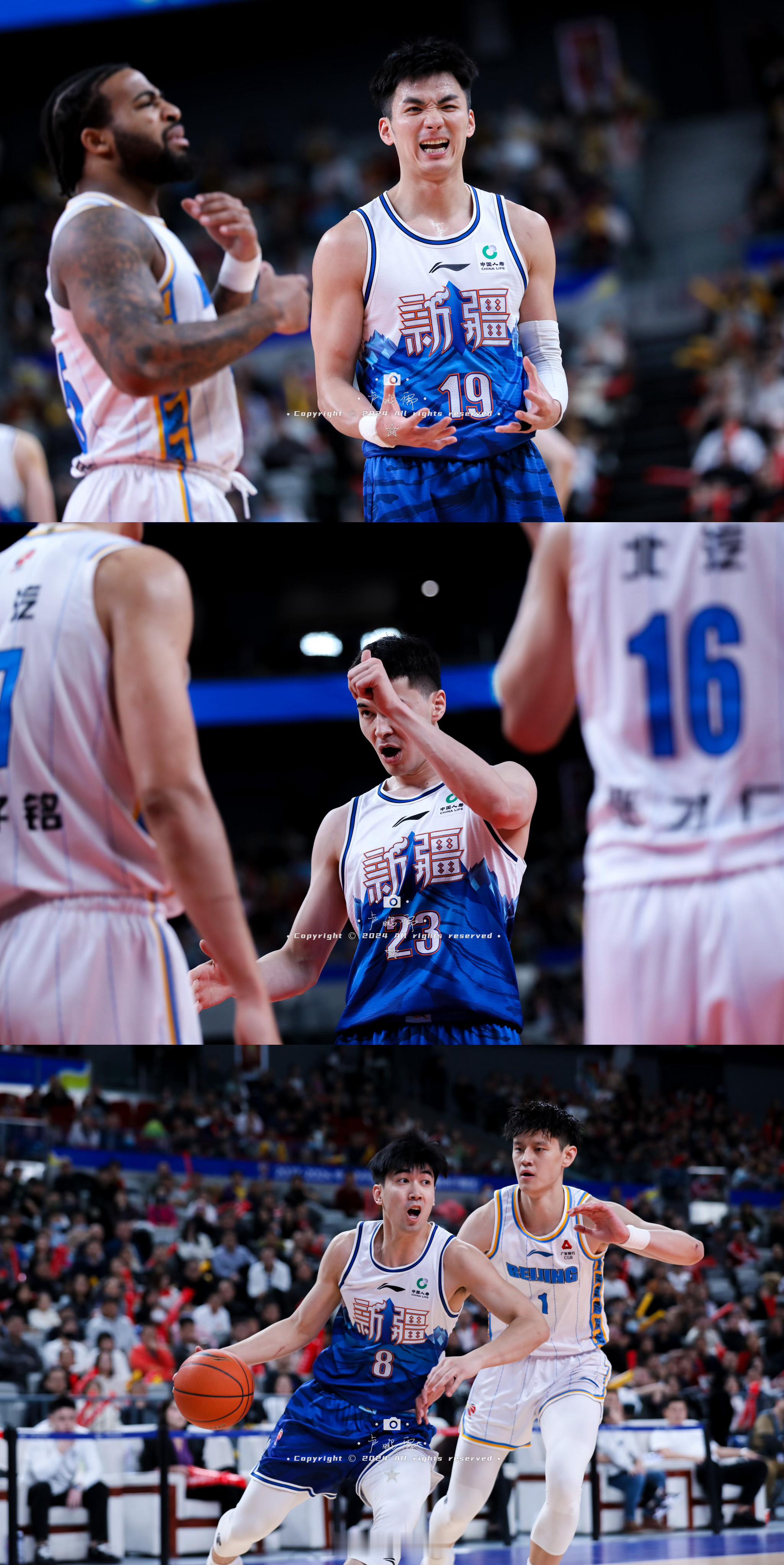 新疆vs北京 现场图集#cba炫时刻##小卢篮球世界##小卢体育摄影#  ​​​