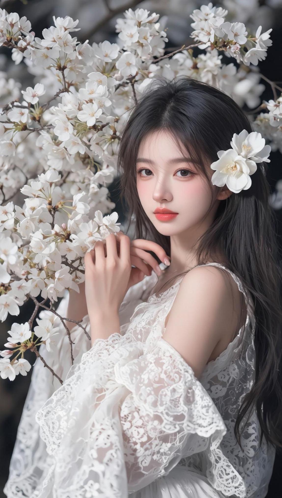 樱花飘落，我用AI记录美好瞬间。你们喜欢吗？