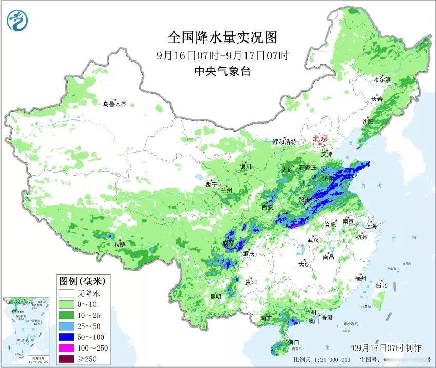 两天强降雨过后，山东今年的降水量终于超过了常年！
   前天晚上到今天早晨，齐鲁