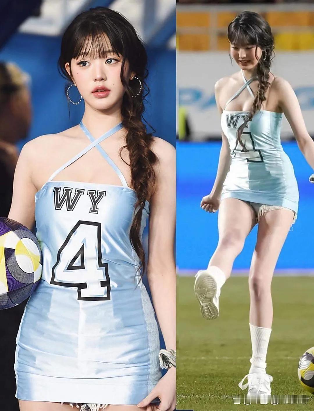 我滴个老天，张元英开球服装被批暴露？
谁说的暴露的？人家本人都没有说话，你们着急