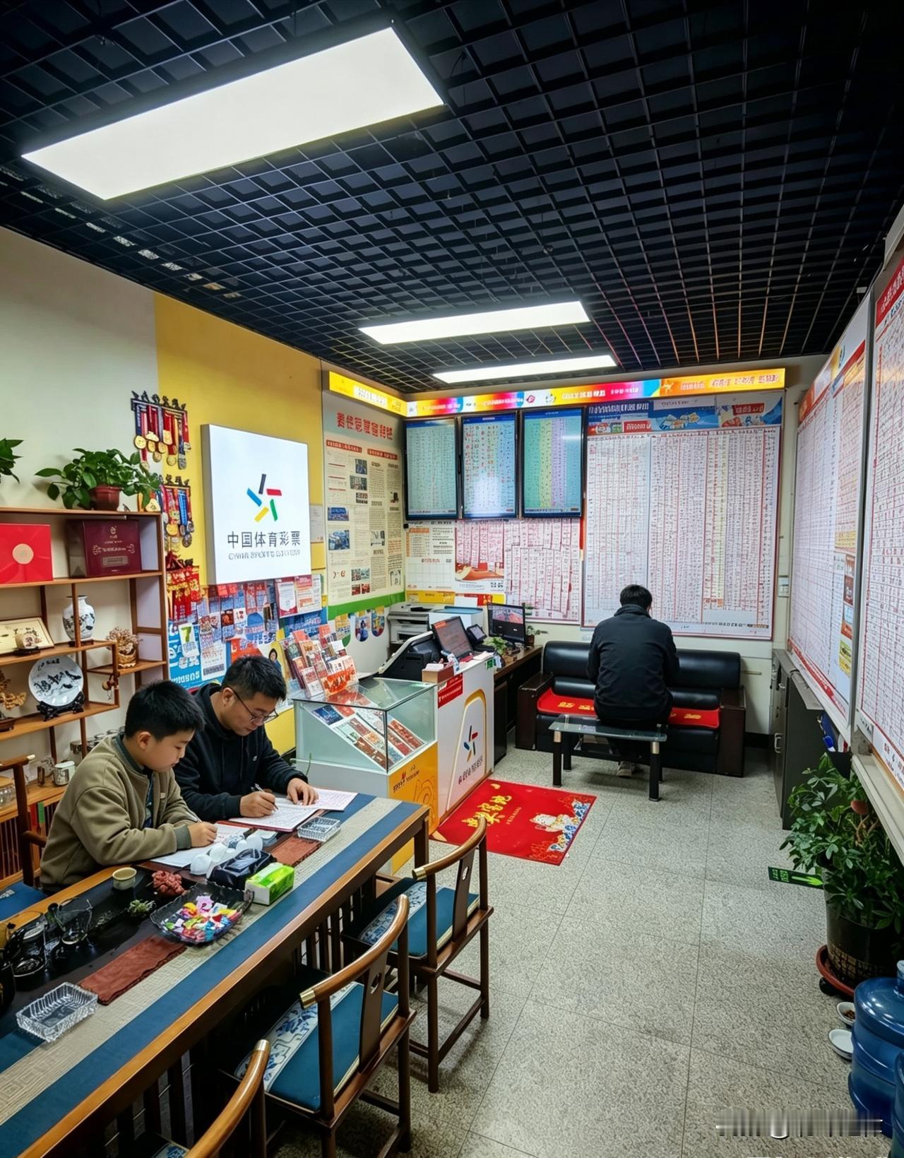我认识一个买彩票十五年的老哥，上个月终于中了，奖金整整280块。他当晚在烧烤摊开