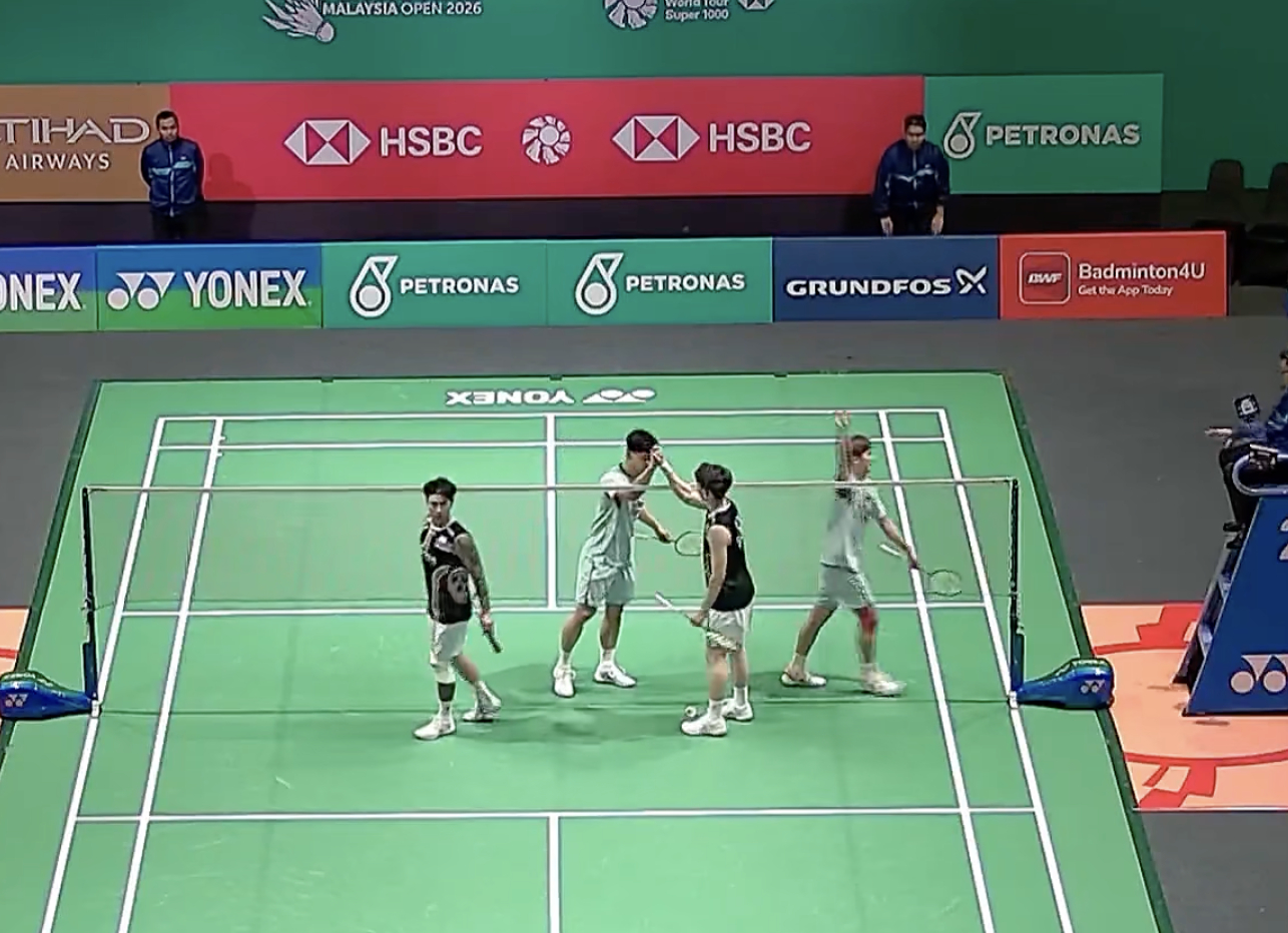 陈旭君/刘阳🇨🇳 24-22、21-13 刘广珩/杨博涵下轮：陈旭君/刘阳?