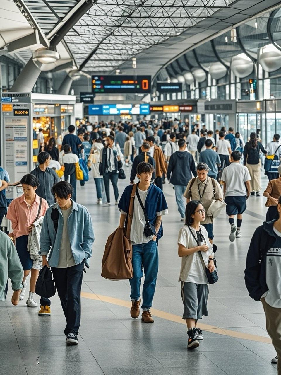 日本机场被回国的人挤得满满当当，这样的场景着实令人感慨。想来不少人是出于各种缘由