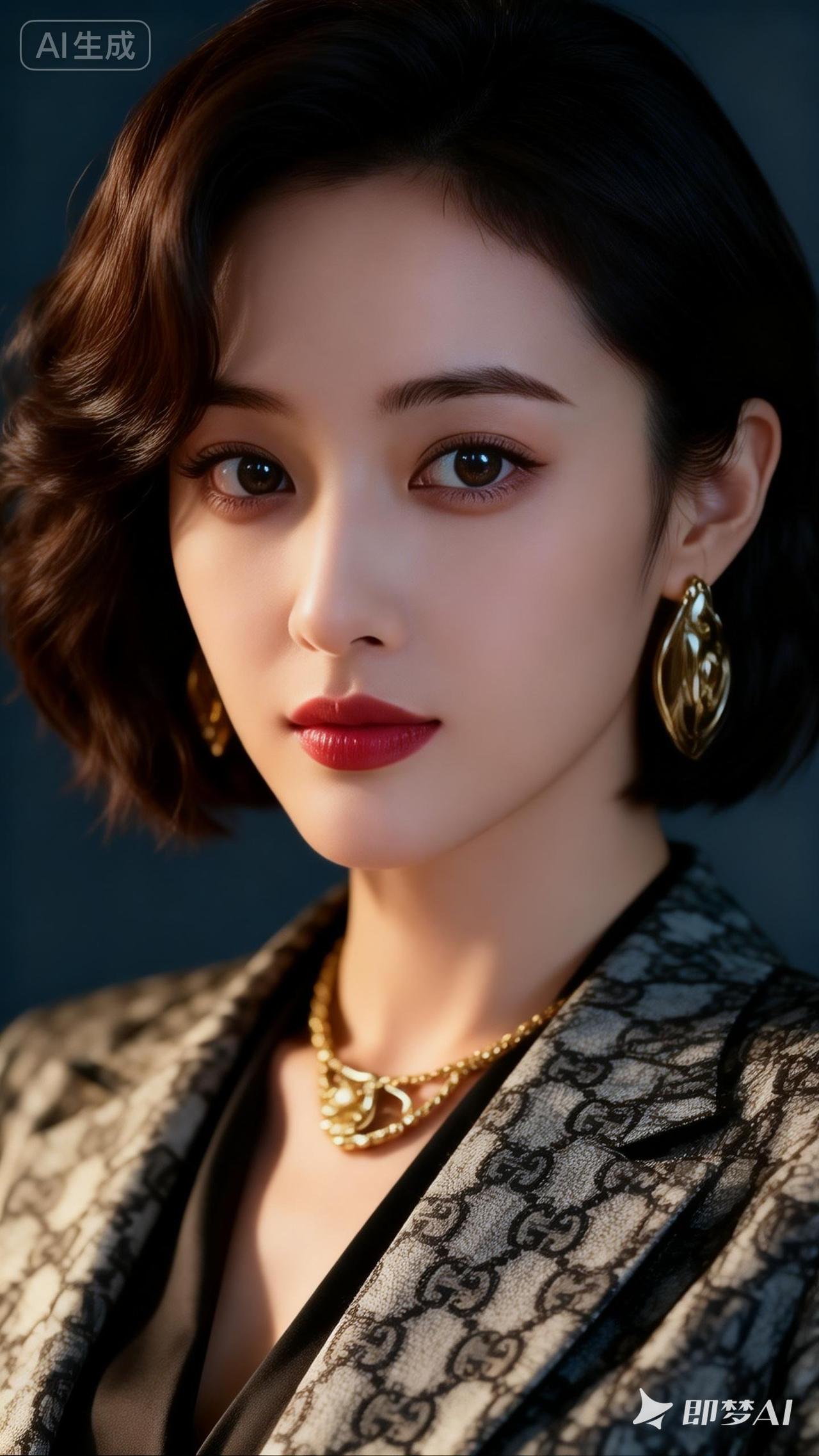 金钗映月，玉颜如花。