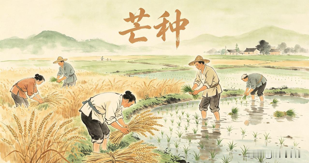 芒种也分早晚？老人说“早芒种凉飕飕，晚芒种热死牛”，今年是哪一种呢？

明天6月