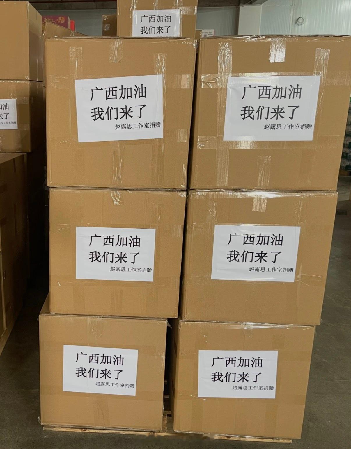 这两天赵露思捐赠的物资陆陆续续被网友偶遇，现在赵露思再次捐赠30万元定向用于开展