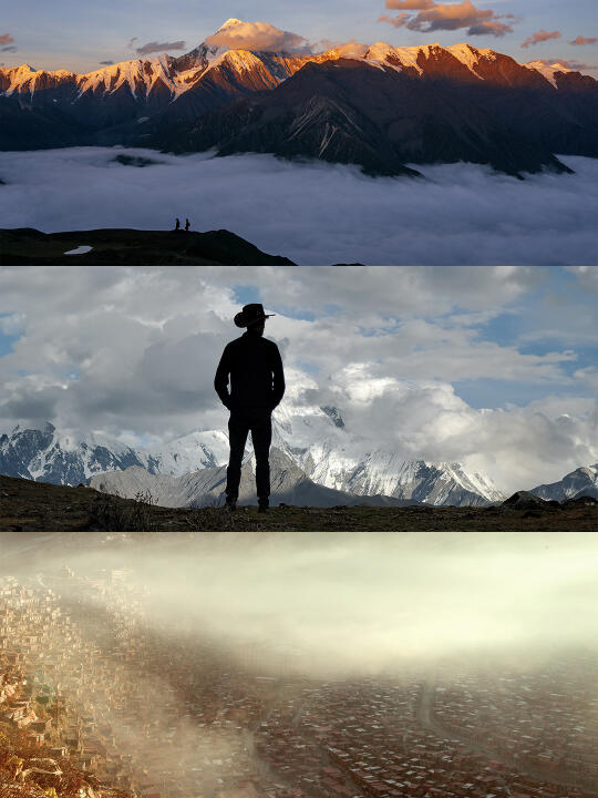 我始终觉得，雪山还是要一个人去看。