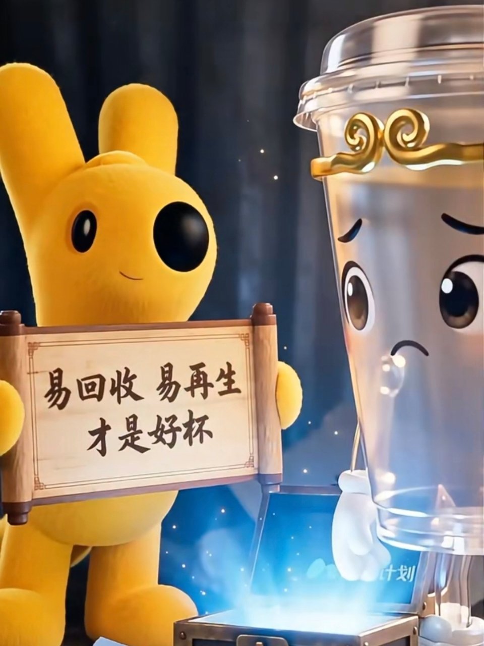 美团外卖这次的AI创意太亮眼，好杯新生项目把环保这件事玩得新潮又接地气。没有生硬