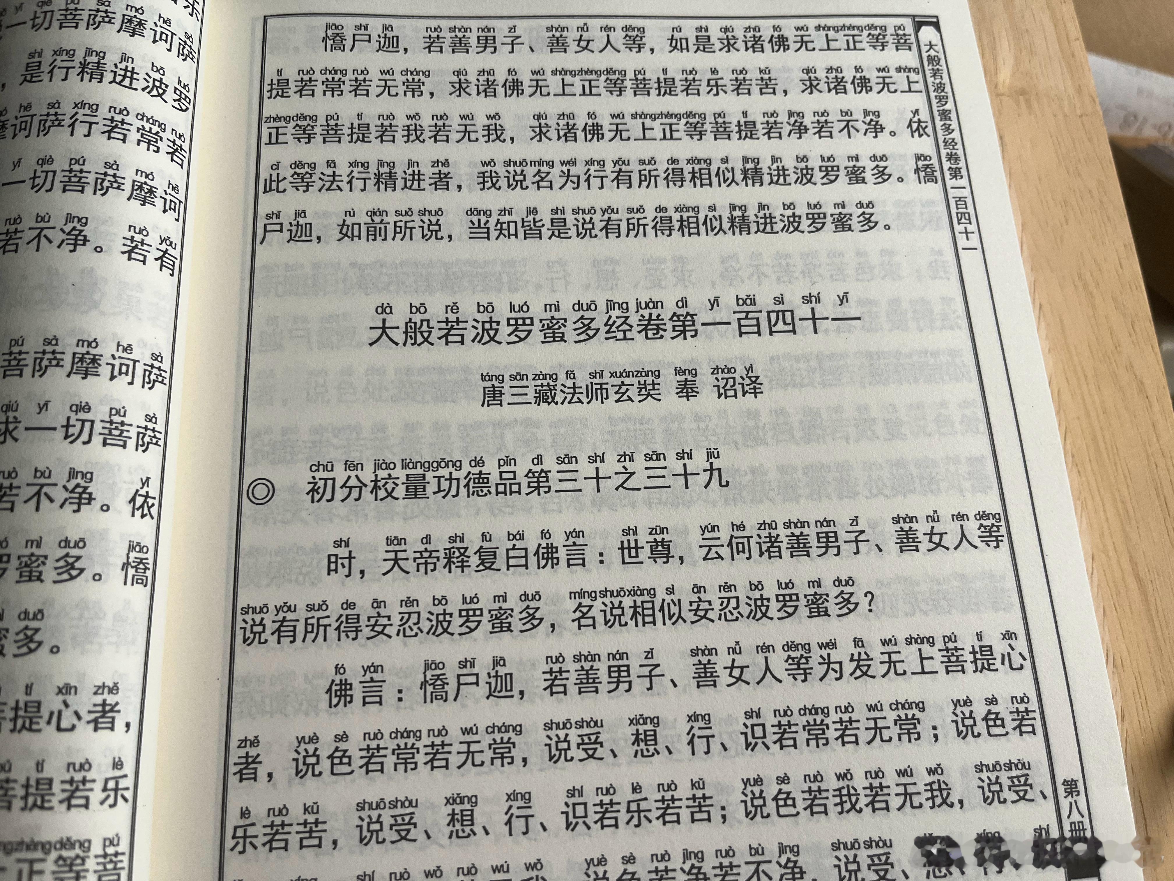 反正每天我都是六篇，多一点可能就8篇 加上其他的经，每天也差不多7-9万字了。我