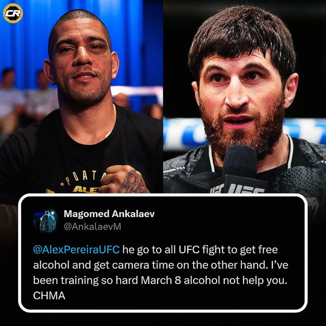 安卡拉耶夫表示：佩雷拉参加 UFC 赛事是为了“免费饮酒和拍摄时间” ...