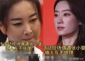张小斐没扭头，贾玲没抬手。 台上台下，几十米距离，两个人硬是演出了一部默剧 全网