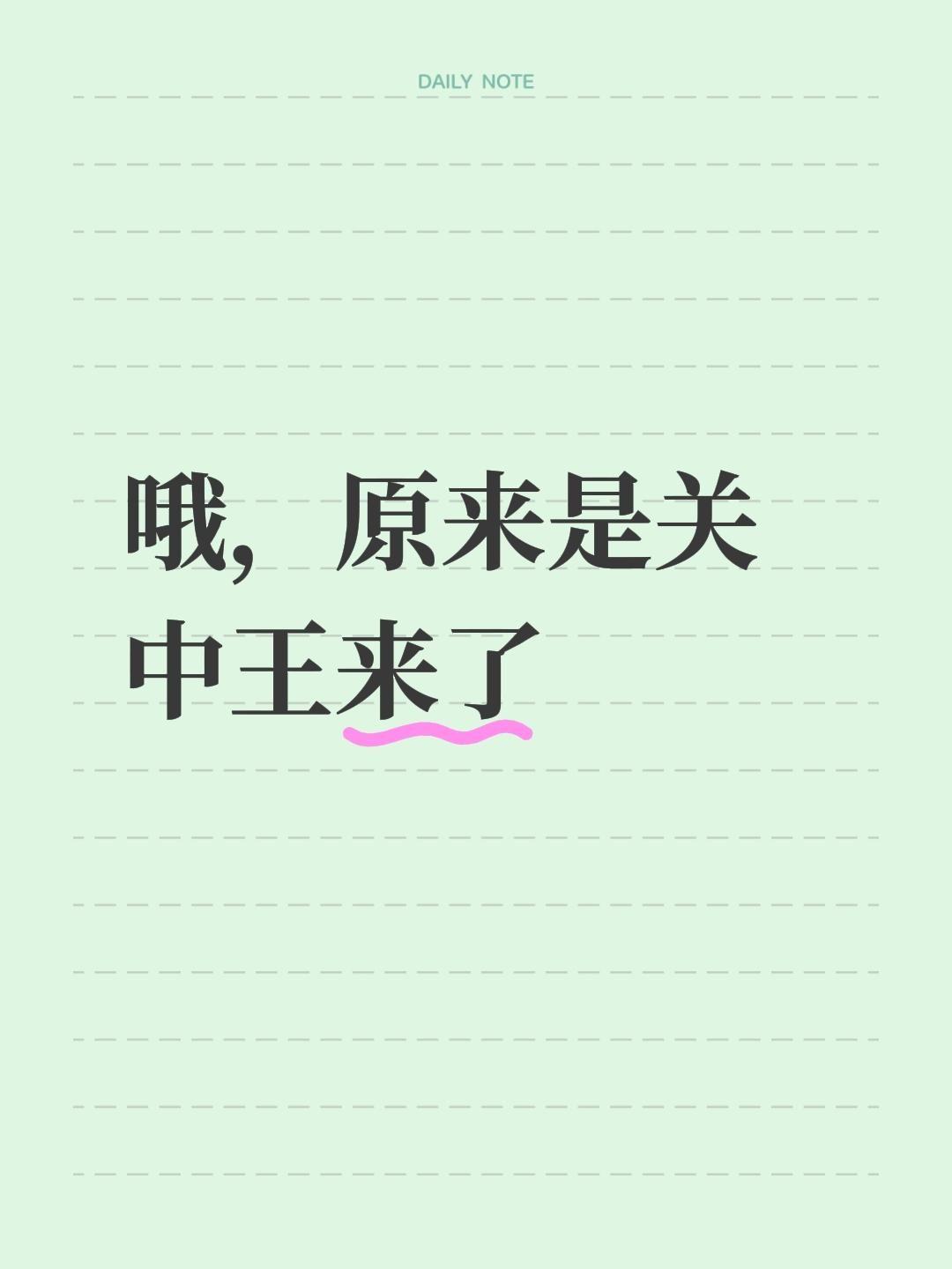 哦，原来是关中王来了关中王 关中王来了 关中 关中硬汉