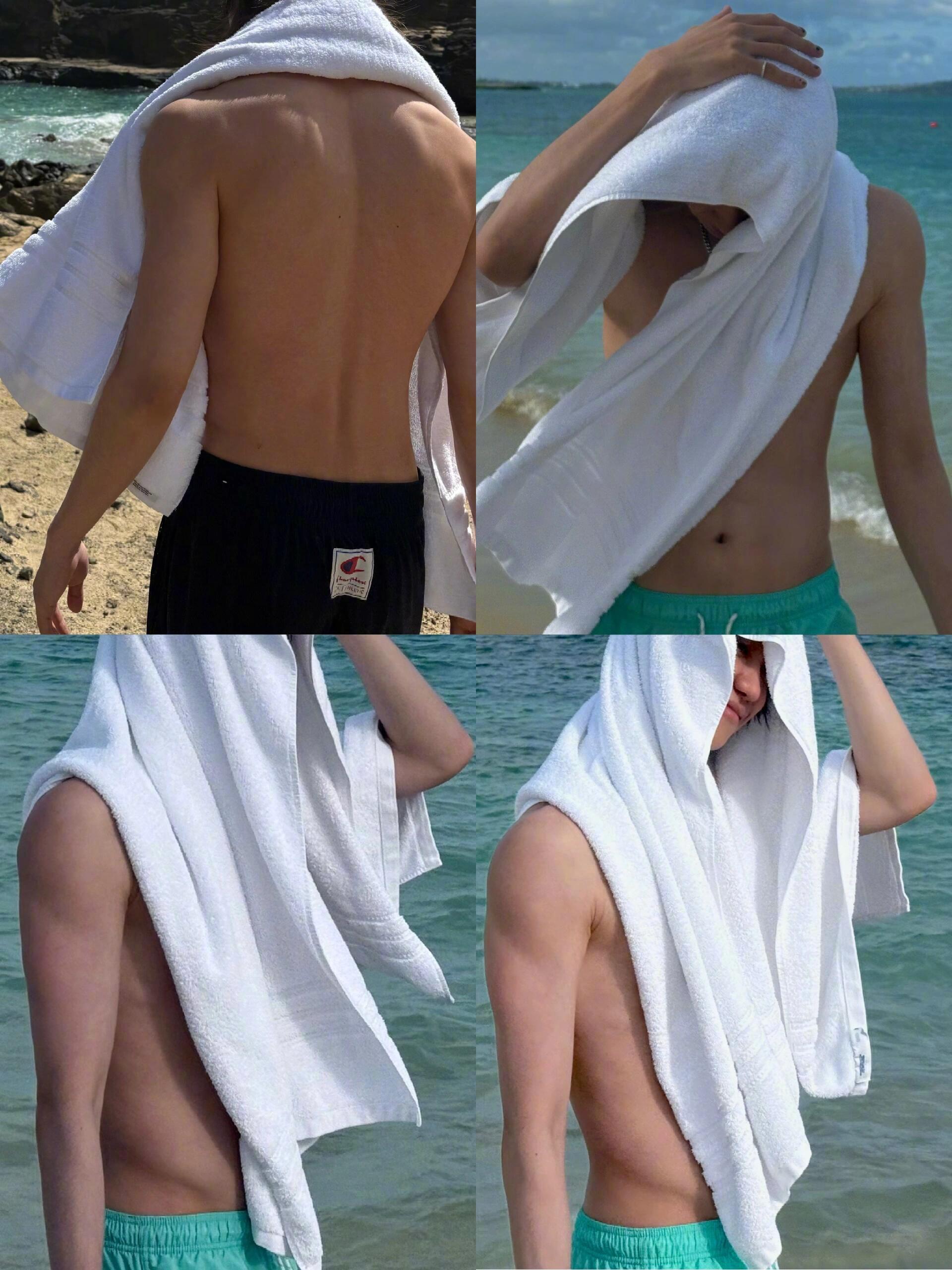 徐明浩更新腹肌照 徐明浩今日份更新 露腹肌 好大方的明浩😍 ​​​